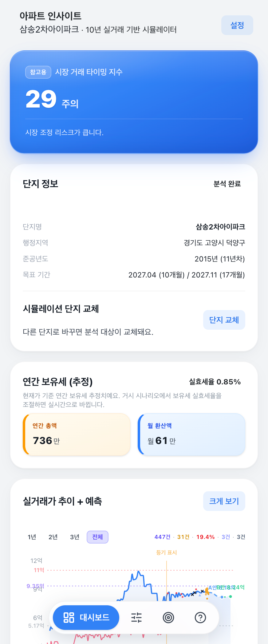 제휴 미니앱 대시보드